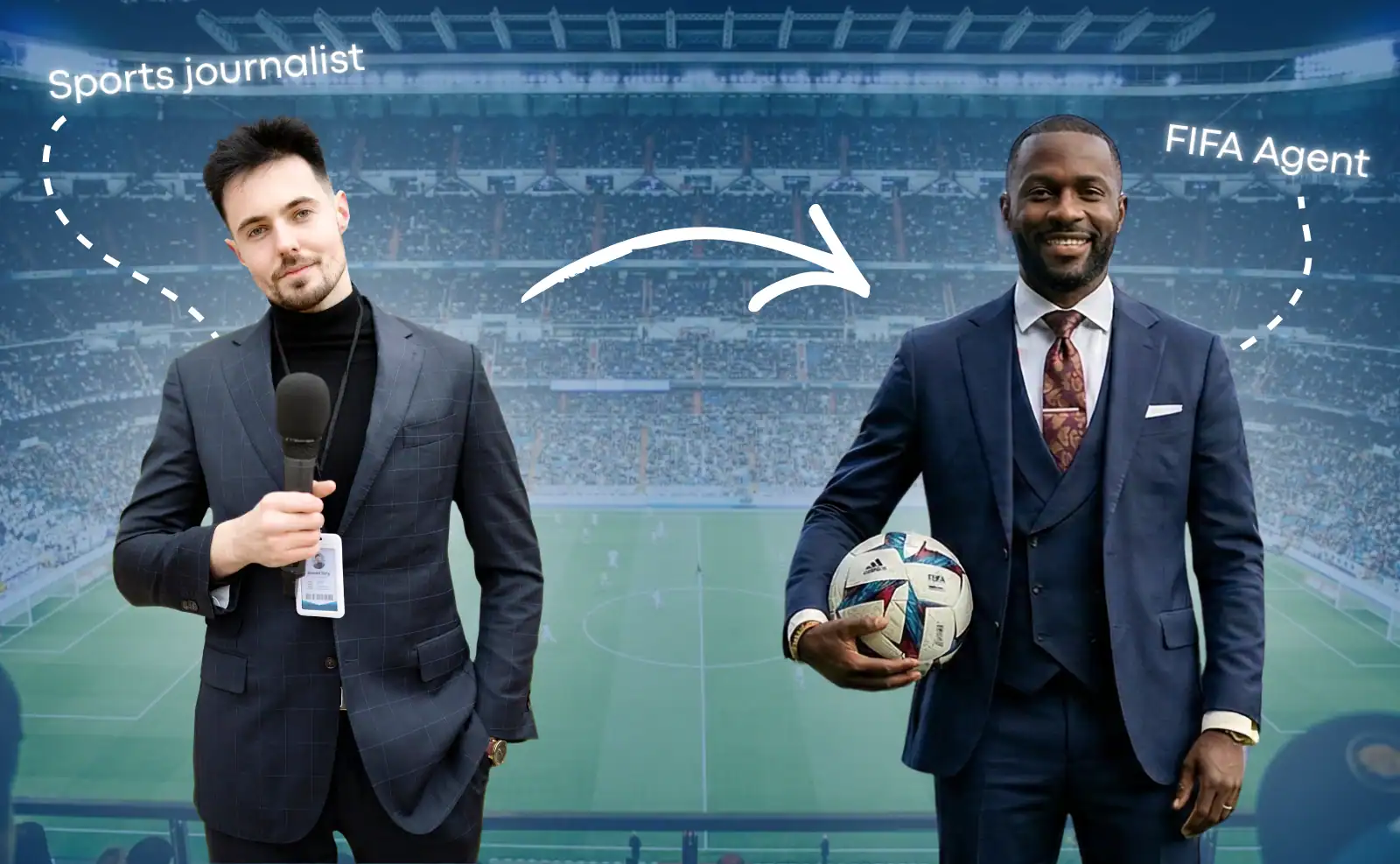 Journalist Saltan Rind From Journalist to FIFA Agent: career change toward professional soccer ...