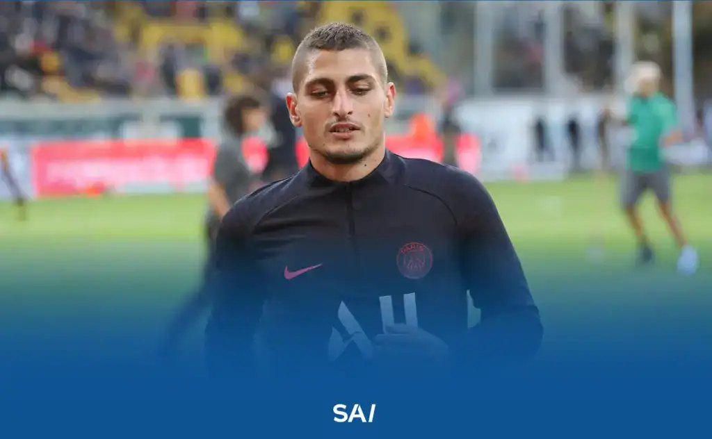 Marco Verratti, jugador representado por Rafaela Pimenta.