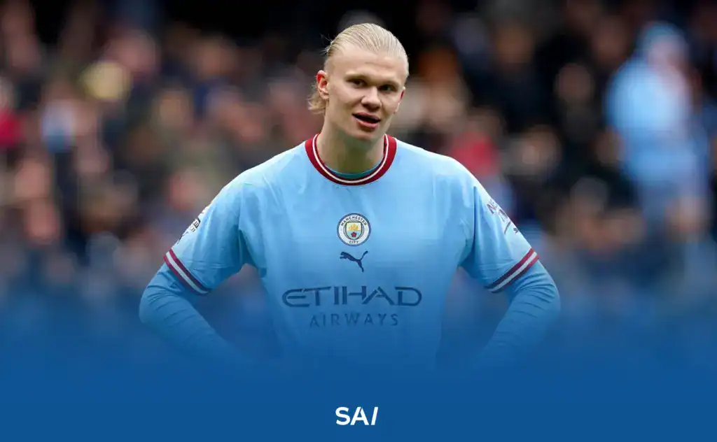 Erling Haaland, jugador representado por Rafaela Pimenta.