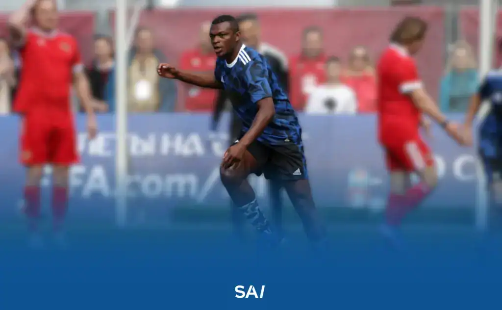 Marcel Desailly, a former player represented by Pape Diouf