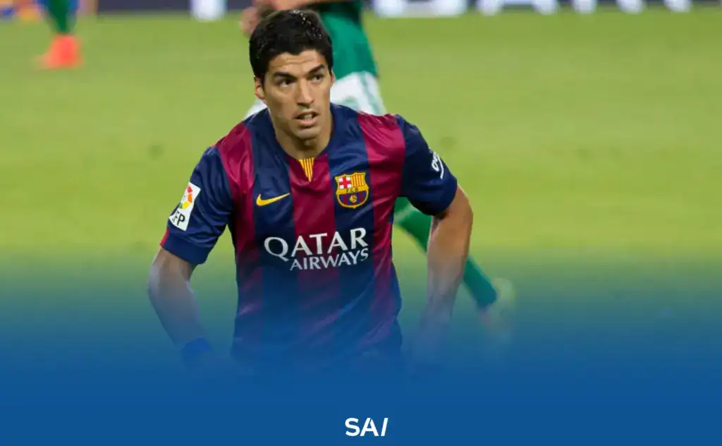 Luis Suárez, jugador anteriormente representado por Pere Guardiola.