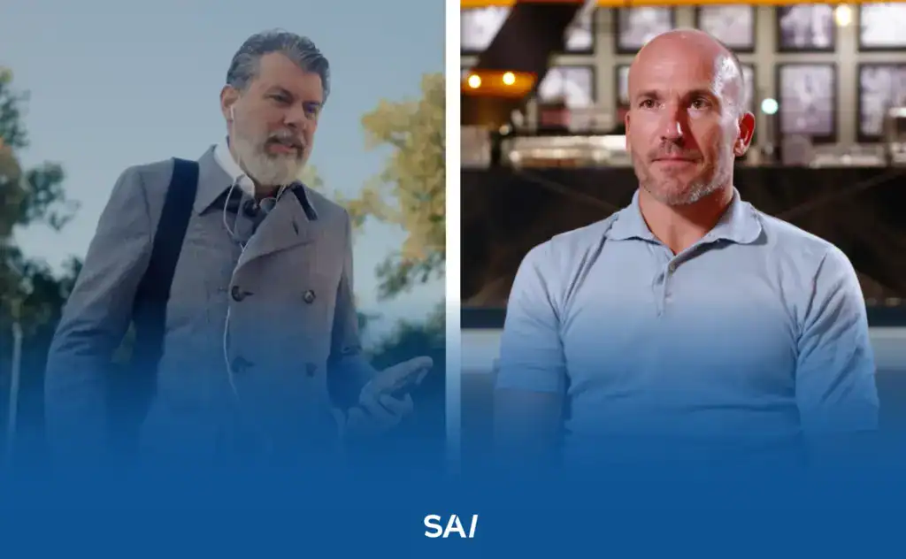 De gauche à droite : Kees Vos et Alex Kroes, les deux cofondateurs de Sports Entertainment Group (SEG).