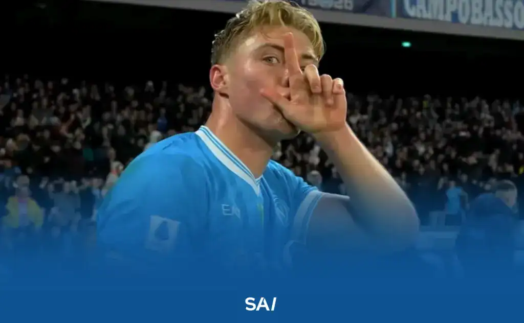 Rasmus Højlund, joueur représenté par Sports Entertainment Group.