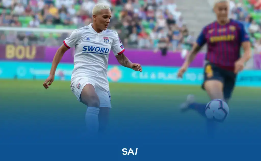 Shanice van de Sanden, joueuse représentée par Sports Entertainment Group.