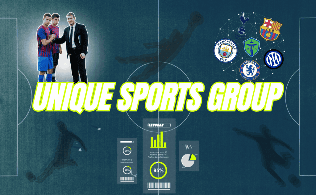 Founded in London in 2008 by Will Salthouse, Unique Sports Group became, following its 2021 merger with International Sports Management, one of the five largest representation agencies in world football. It currently represents around 600 players with an estimated market value of €1.3 billion, from offices spread across London, Manchester, Karlsruhe, Barcelona, Abidjan, Dubai and Seoul. Its portfolio includes players at Manchester City, Chelsea, Inter Milan, FC Barcelona and Tottenham, as well as a division dedicated to managers. An integrated agency model that illustrates the professionalisation of the agent's role since the FFAR came into force.