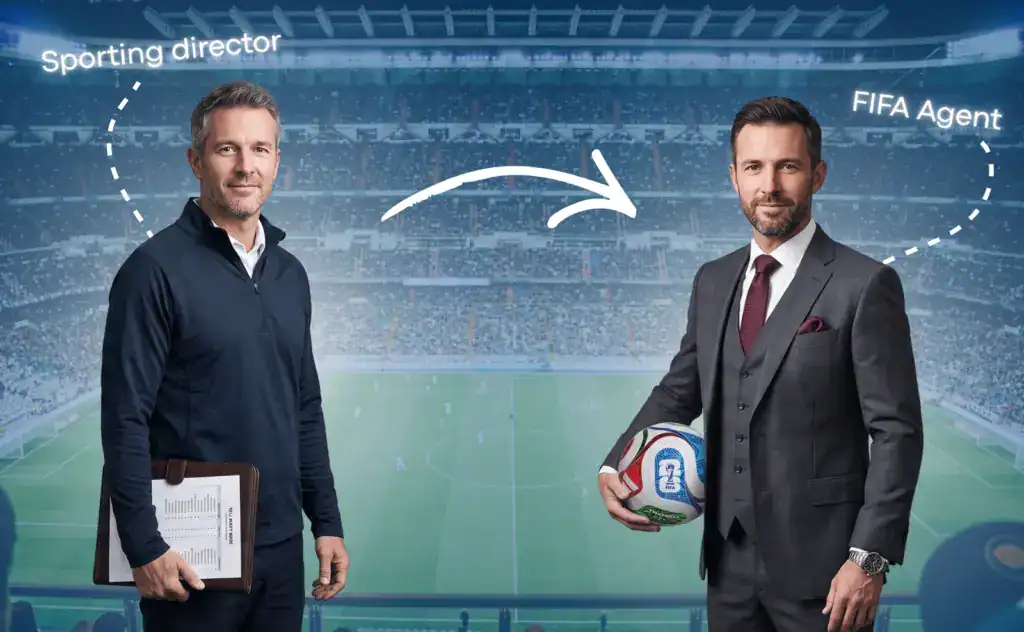 A sporting director's role places a club executive at the heart of the same operations as a soccer agent, from negotiating employment contracts to managing a payroll and overseeing transfers. Since the FFAR took effect in January 2023, representing players requires a license, a passing score on the FIFA agent exam and compliance with strict conflict of interest rules that weigh especially heavily on anyone coming from a club.
