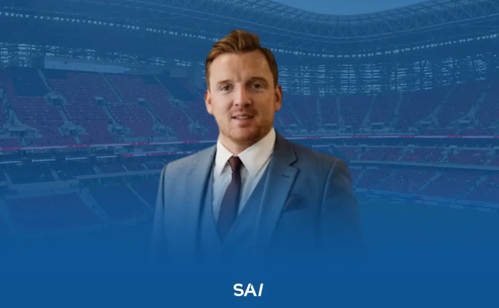Illustration of sports agent Will Salthouse.